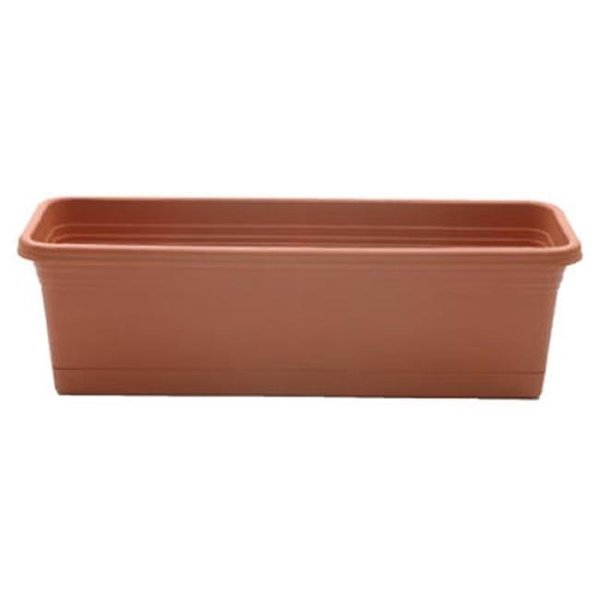 Att Southern ATT Southern 259810 24 in. Light Terra Cotta Wind Box Planter 259810